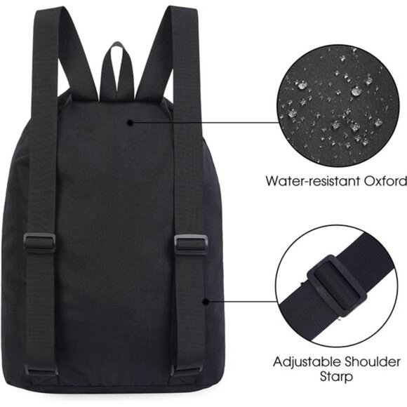 Swim Bag Mesh Drawstring Backpack Beach Backpack for Swimming, Gym &Workout Gear - Picture 5 of 8